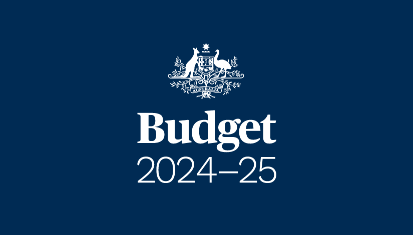 Budget 2024–25 with Australian coat of arms