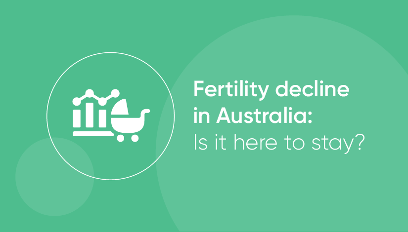 Fertility decline in Australia: Is it here to stay?